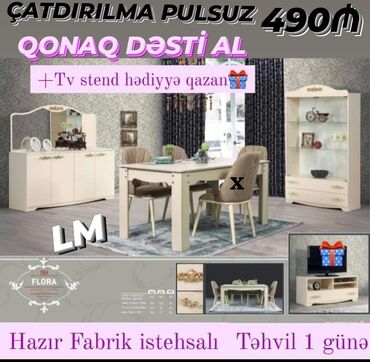 Sifarişlə qonaq dəstləri: *qonaq otağı dəsti+tv altı hədiyyə🎁* _*fabri̇k i̇stehsali*_ qiymət 