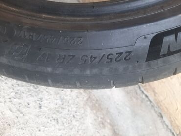 колесо трактора: Шиналар 225 / 45 / R 17, Жай, Колдонулган, Комплект, Жеңил унаалар, Корея, Hankook