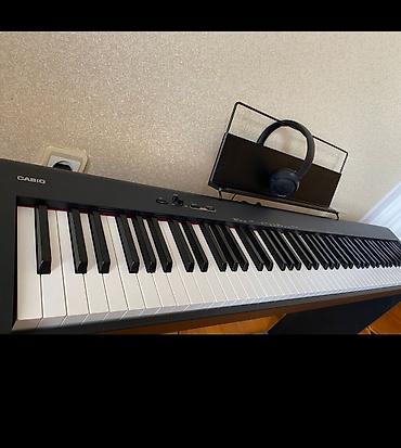 pianolar: Məhsul: Casio CDP-S110 BK rəqəmsal piano + dekorativ şüşə vaza Casio — 5