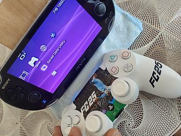 ps vita oyun konsolu: Sony PS Vita (əl konsolu) + simsiz gamepad dəsti - Model: Sony PS — 5