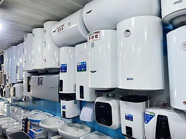 мини водонагреватель: Белый прямоугольный водонагреватель с закругленными углами — 4