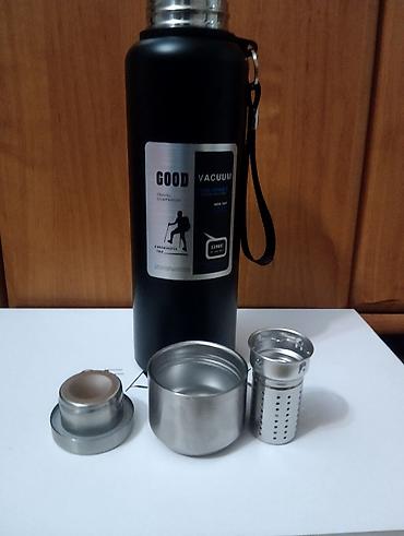 vacuum: Термос-вакуумная бутылка GOOD Vacuum с металлической крышкой-чашкой и — 2
