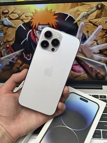IPhone 14 Pro Max, Б/у, 256 ГБ, Белый, Коробка, 82 %