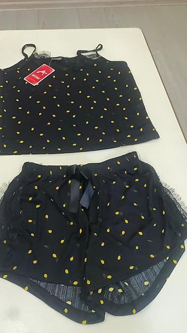 Gecəliklər: Qadın pijama dəsti – Arcan - 2 parçadan ibarət: nazik askılı top və — 1