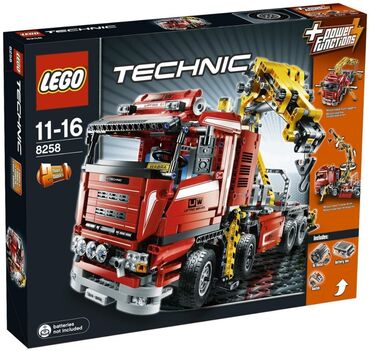 развивающие игрушки для мальчиков: Электромеханический конструктор lego technic 8258 грузовой кран (без