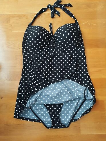 jednodelni skafanderi: 2XL (EU 44), Polyester, Dots, color - Black