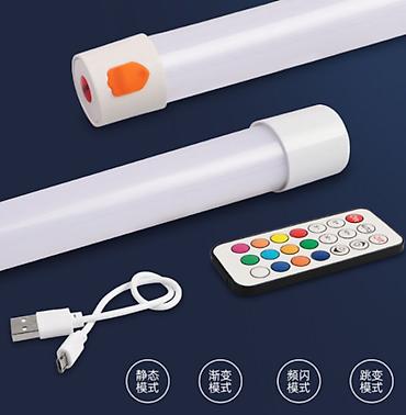 фотолампы: ﻿Светодиодная RGB LED трубка с пультом управления (0.9 м) + напольное — 4