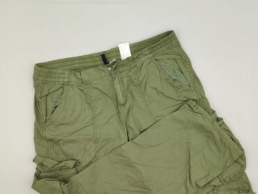 spodnie skórzane z wysokim stanem stradivarius: H&M Divided, Spodnie 3/4 dla mężczyzn, rozmiar L