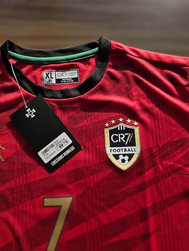 nike corab: Futbolka, Nike, XL, rəng - Qırmızı — 4