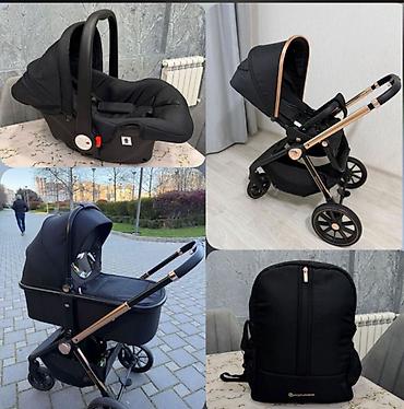 3-lükləli uşaq kolyaskası (traveller sistemi) - Komplekt: yüngül və