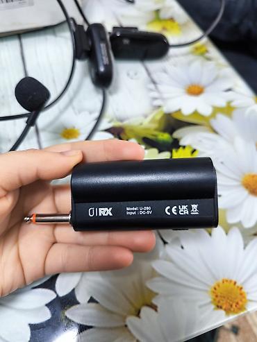 mikrofon qiymetleri: UHF simsiz başa taxılan mikrofon dəsti dördlü - Model: U-280 - — 3