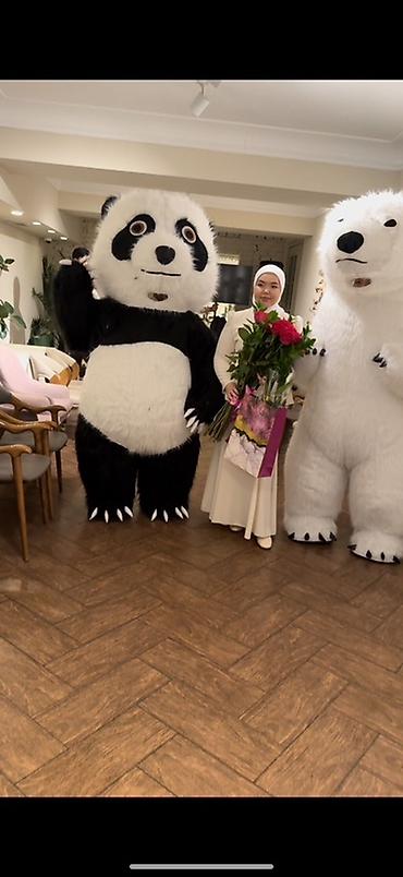 Киреге берилүүчү кийимдер: Чоң куурчак, Жаныбар, Панда — 1