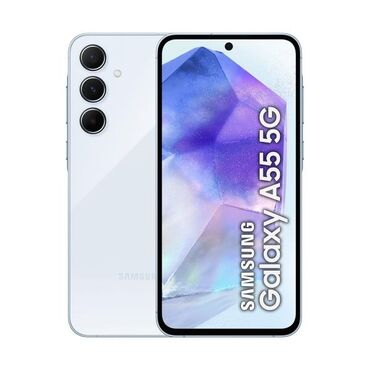 samsung n900: Samsung Galaxy A55, Новый, 256 ГБ, цвет - Синий, 1 SIM