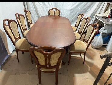 qabaq stolları: Masa desti 8 stula açilan masa ideyal vezyetde 320 azn ünvan hezi