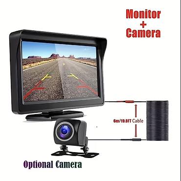 12v adapter: Avtomobil üçün geri görüntü sistemi – monitor + kamera dəsti — 1