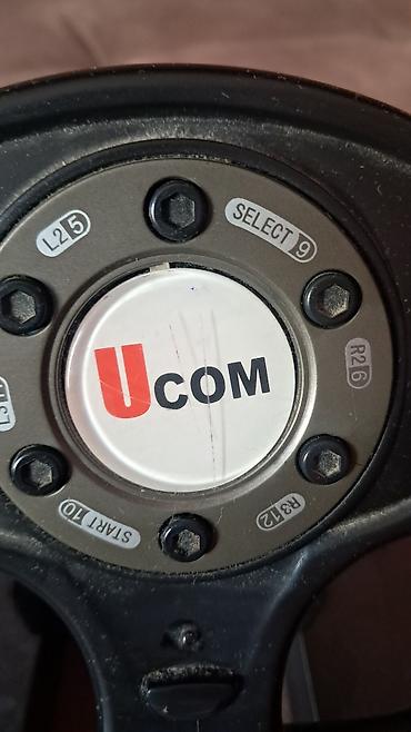 retro konsol: Ucom sükan və pedallar dəsti – oyun üçün - Tam dəst: sükan qurğusu — 4