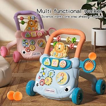 Guralice za bebe: Guralica za bebe Lav NOVO - ROZE ili PLAVA Guralica hodalica za bebe — 1