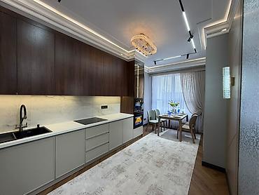 Продажа квартир: 2 комнаты, 80 м², Асанбай мкр Элитка, 14 этаж, Дизайнерский ремонт — 7