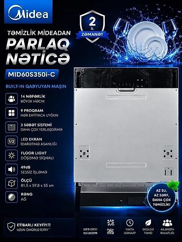 nn telecom: Midea MID60S350i-C quraşdırılan qabyuyan maşın - Tutum: 14 nəfərlik — 1