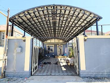 Dam işləri: Naveslerin ve kaziroklarin yigilmasi Polikarbonat ve dam ortuklerinin — 5