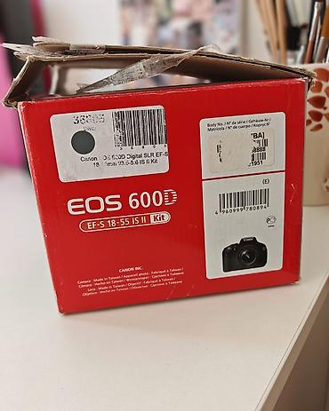 canon eos 750d: Canon EOS 600D DSLR fotoaparat dəsti Çox az istifadə olunub Komplekt — 3