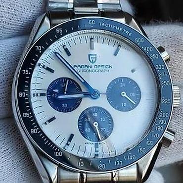 Ručni satovi: PAGANI DESIGN PD-1701 -Plava- Omega Speedmaster Moonwatch Potpuno nov — 11