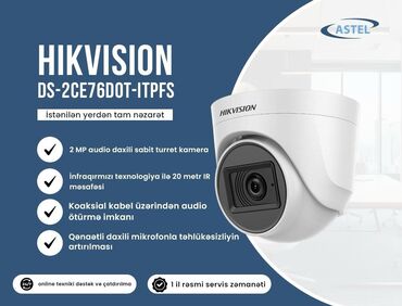 Видеоигры и приставки: Hikvision DS-2CE76D0T-ITPFS sabit turret kamera - 2 MP çözünürlük