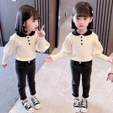 одежда для девочек: Кофточки для девочек в корейском стиле. Распродажа