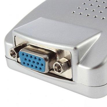 retro paket 2 za 1: VGA NA AV RCA AKTIVAN VIDEO KONVERTER ČINČ 3.5MM AKTIVNI | Filip - — 3