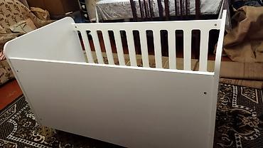 Beşiklər: Uşaq beşiyi – “Ali bebe” model - Material: ağ rəngli MDF/taxta — 3