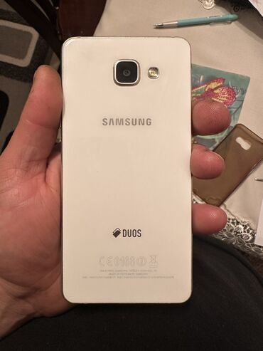 samsung 2016: Samsung Galaxy A5 2016, 16 GB, rəng - Ağ, Barmaq izi, İki sim kartlı