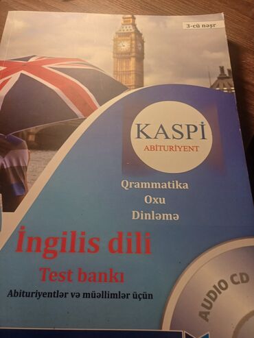 Учебная литература: Азербайджанский язык Тесты 9 класс, Kaspi, 1 часть, 2021 год