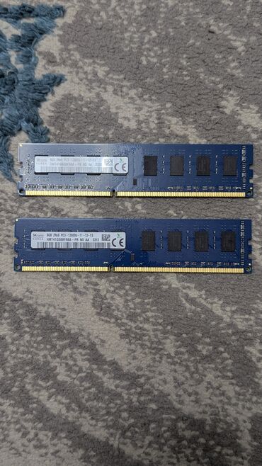 процесор пк: Оперативдик эс-тутум, Колдонулган, Hynix, 16 ГБ, DDR3, 1600 МГц, ПК үчүн