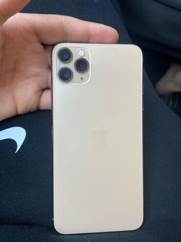 işlənmiş telefonlar ayfon: IPhone 11 Pro Max, 256 GB, Qızılı, Face ID