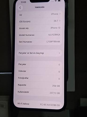 iphone 12 mini ekran: IPhone 13, 256 GB, Qara, Face ID — 1