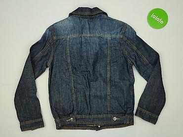 bluzki oversize: Dziecięca kurtka jeansowa, 11 lat, 152-158 cm, DenimCo, stan - Bardzo dobry — 3