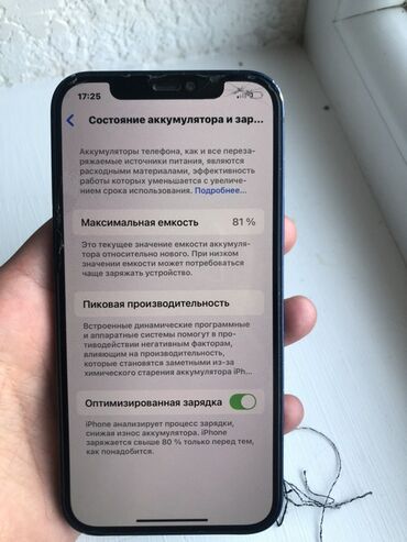 сколько стоит ноутбук apple в бишкеке: IPhone 12, Б/у, 64 ГБ, Синий, Чехол, 81 %