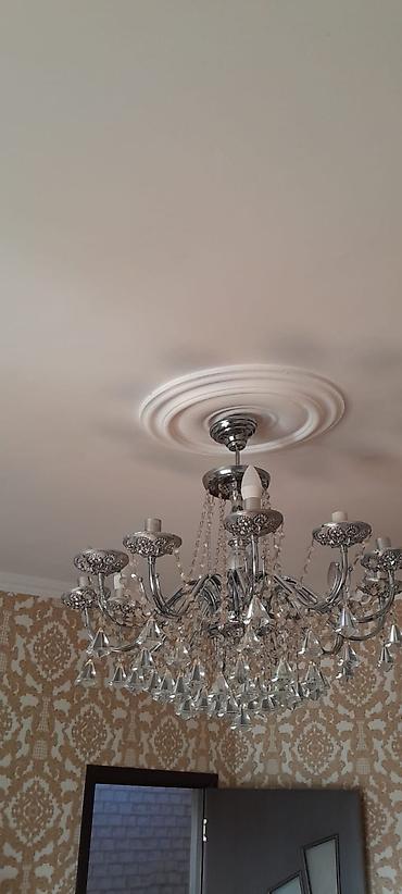 antika samdanlar: Çılçıraq, 10 və daha çox lampa, Metal — 2