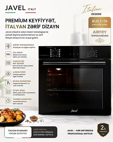 Javel Italy ankastre soba – premium keyfiyyət və zərif italyan