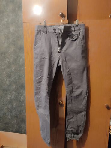 Рубашки: 2 ədəd kişi şalvarı dəsti 1) Boz rəngli Forex Jeans şalvar - Bel