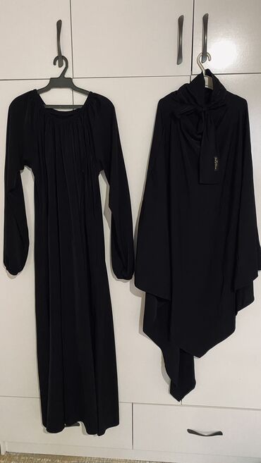 черное платье с кружевом внизу: Повседневное платье, Шелк