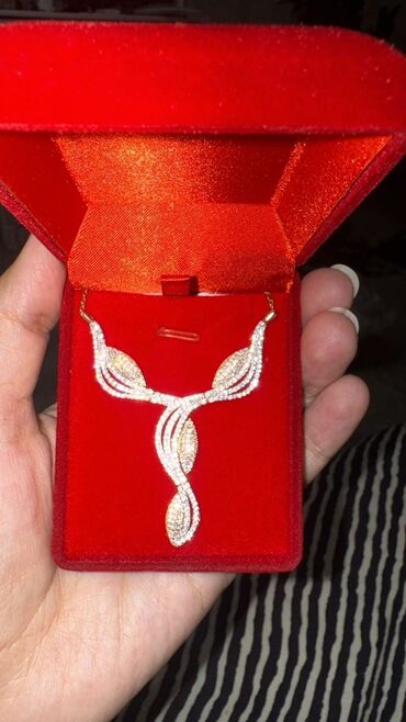 свадебные платья с завышенной талией: Necklace, Үлгүсү 585, Аялдарга, Жаңы, Циркон