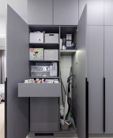 Шкафы для одежды: Мебель на заказ, Элегантный гардероб в современном стиле, выполненный — 45