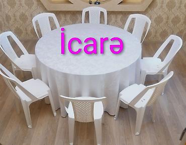Stol stul icaresi.Masa və oturacaq kirayəsi Ad günləri, nişan, xına lalafo.az -da Stol stul icaresi.Masa və oturacaq kirayəsi Ad günləri, nişan, xına