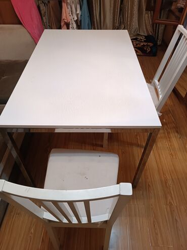 комплекты столов и стульев для зала: Комплект стол и стулья Кухонный, Б/у