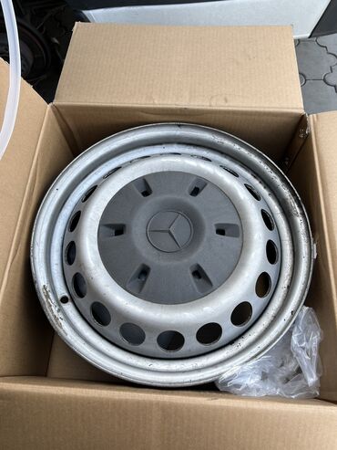 Диски: Железные Диски R 16 Mercedes-Benz, Комплект, отверстий - 6, Б/у