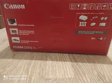 printer canon pixma: Canon g3416 rəngli tükənməyən rəngli printer.6000 vərəq qara ve 7000 — 4