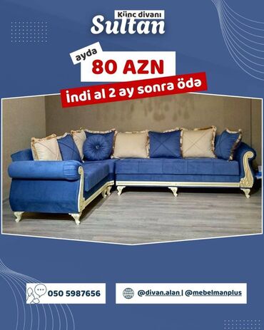 Divanlar: Künc divan, Yeni, Açılan, Bazalı, Parça, Çatdırılma yoxdur — 7