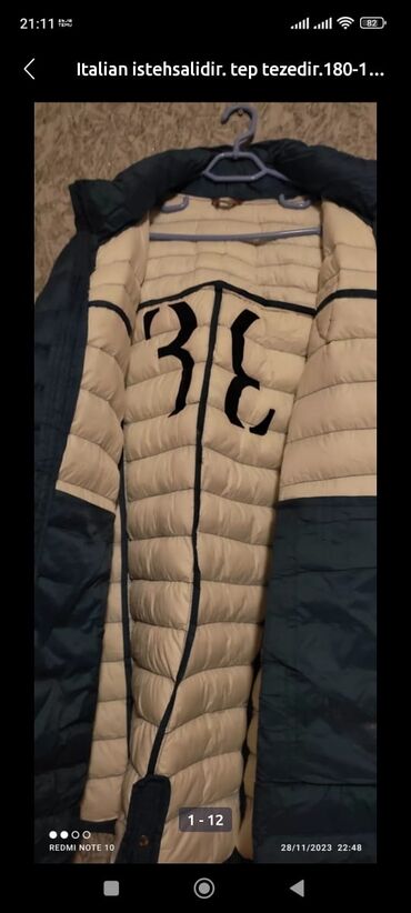 Ev geyimləri, pijamalar: Göylə mavi rənglərinin qarışığı çalarlı, uzun qollu unisex puffer