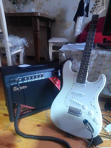 Elektrik gitara seti - Gitara: Strat stili, 3 single-coil pikap